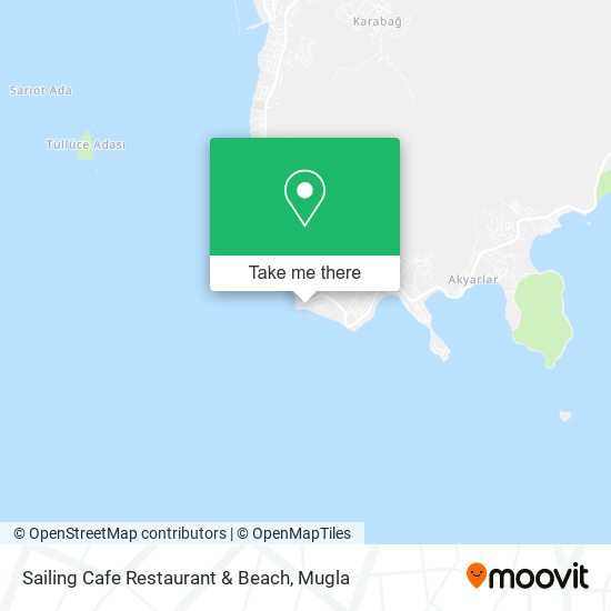 Sailing Cafe Restaurant & Beach map