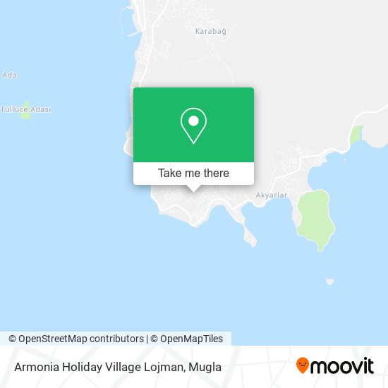 Armonia Holiday Village Lojman map