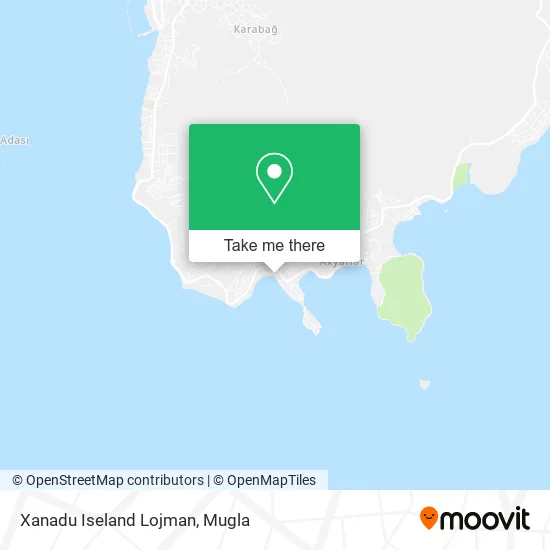 Xanadu Iseland Lojman map