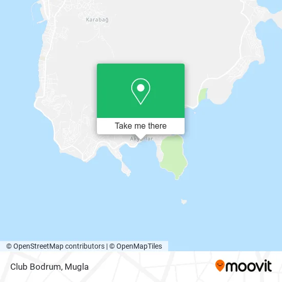 Club Bodrum map
