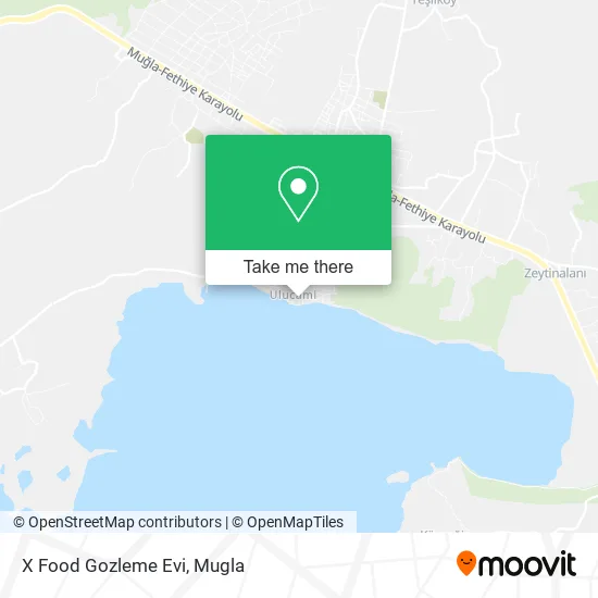 X Food Gozleme Evi map
