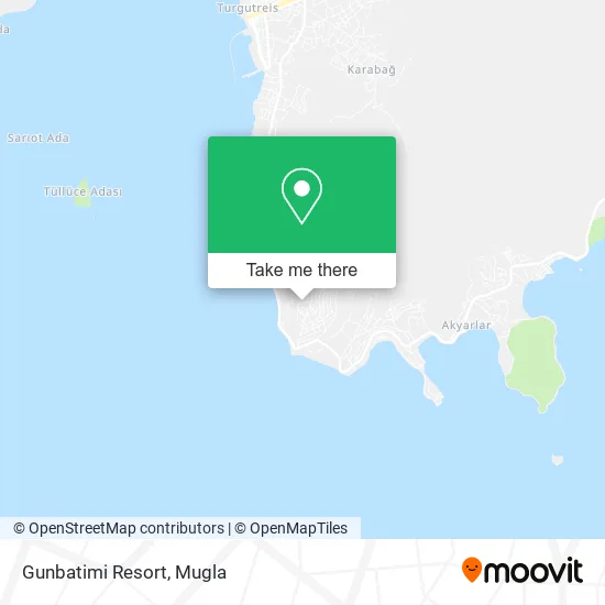 Gunbatimi Resort map