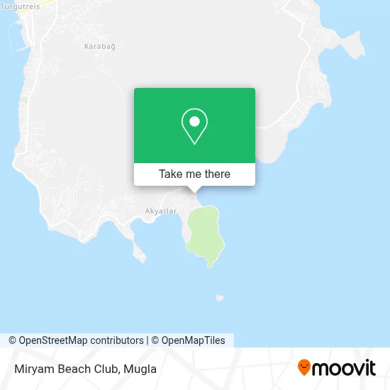 Miryam Beach Club map