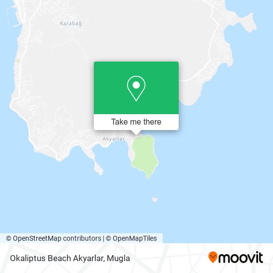 Okaliptus Beach Akyarlar map