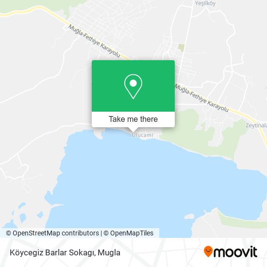 Köycegiz Barlar Sokagı map