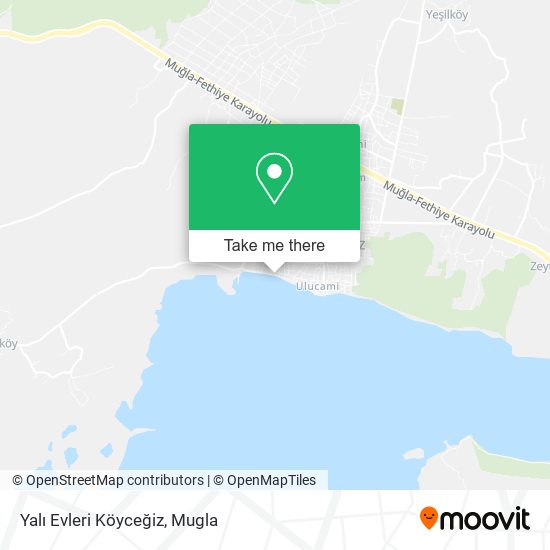 Yalı Evleri Köyceğiz map