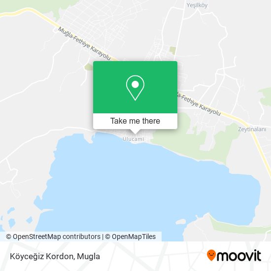 Köyceğiz Kordon map