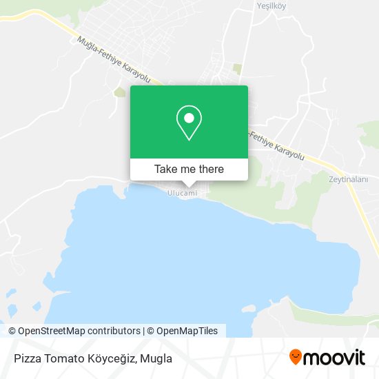 Pizza Tomato Köyceğiz map