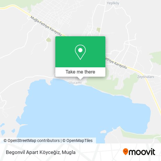 Begonvil Apart Köyceğiz map