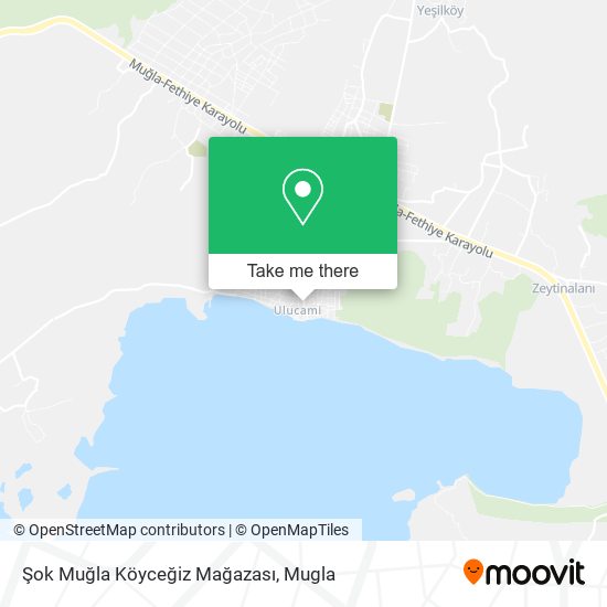 Şok Muğla Köyceğiz Mağazası map
