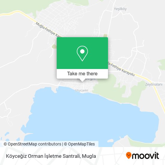 Köyceğiz Orman İşletme Santrali map