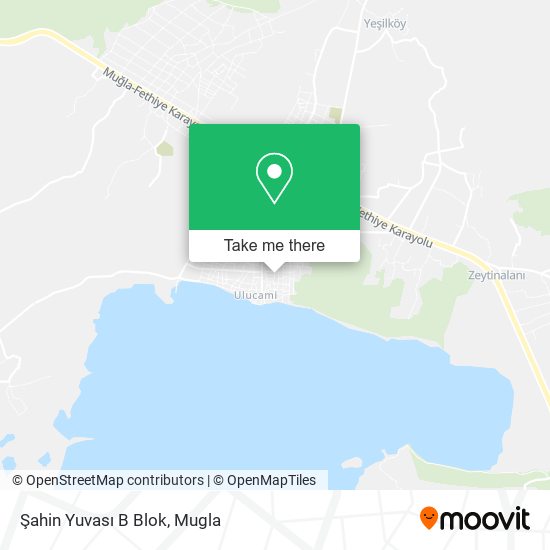 Şahin Yuvası B Blok map