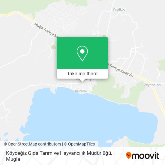 Köyceğiz Gıda Tarım ve Hayvancılık Müdürlüğü map