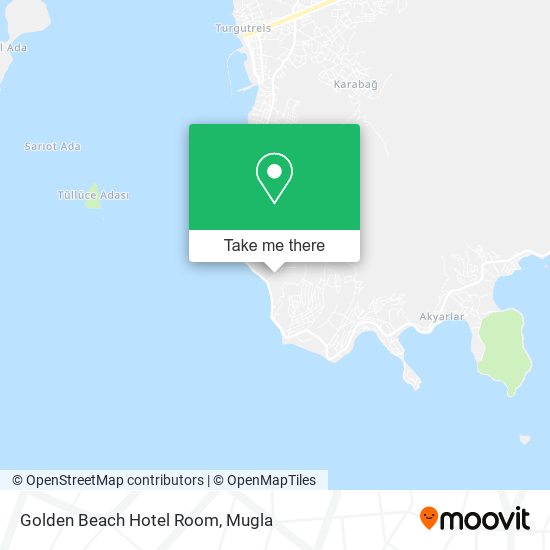 Golden Beach Hotel Room map