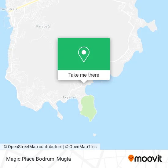 Magic Place Bodrum map