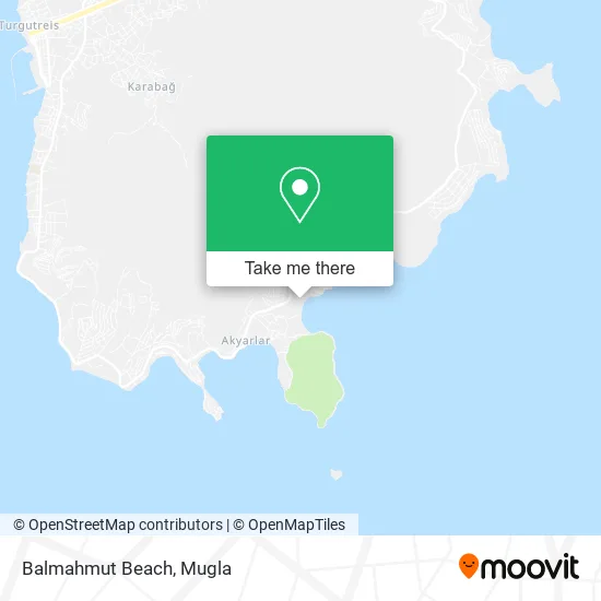 Balmahmut Beach map