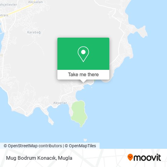 Mug Bodrum Konacık map