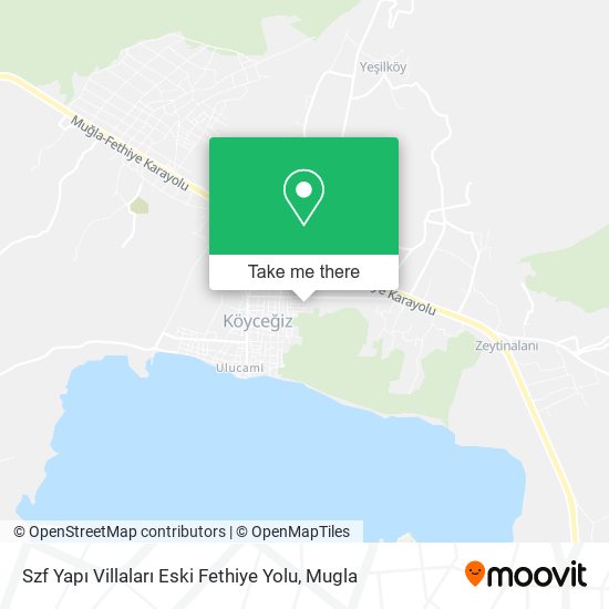 Szf Yapı Villaları Eski Fethiye Yolu map