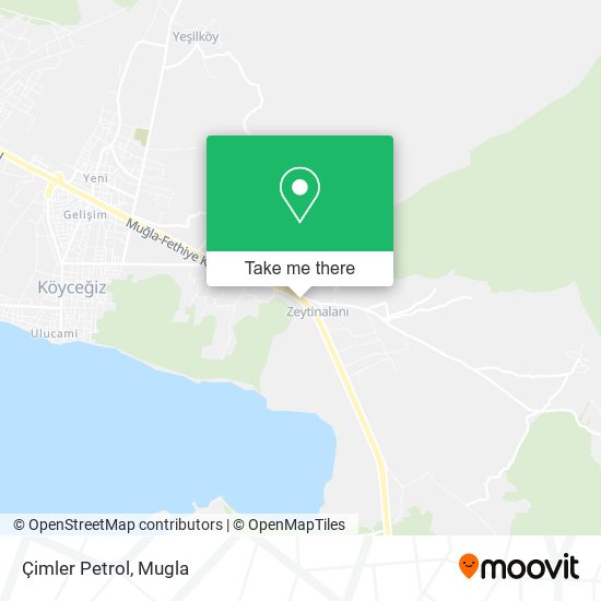 Çimler Petrol map