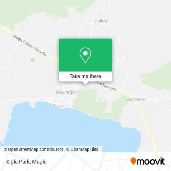 Sığla Park map