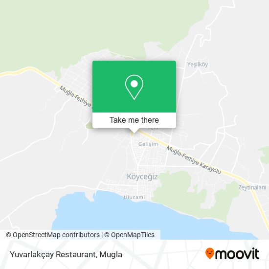 Yuvarlakçay Restaurant map