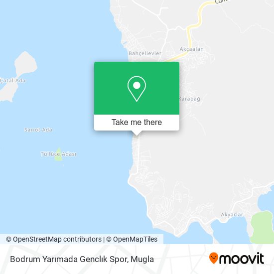 Bodrum Yarımada Genclık Spor map