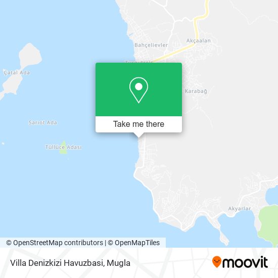 Villa Denizkizi Havuzbasi map