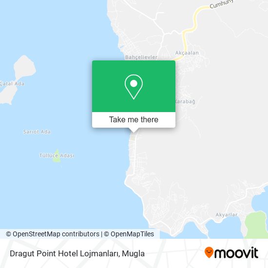 Dragut Point Hotel Lojmanları map