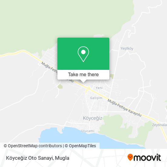 Köyceğiz Oto Sanayi map