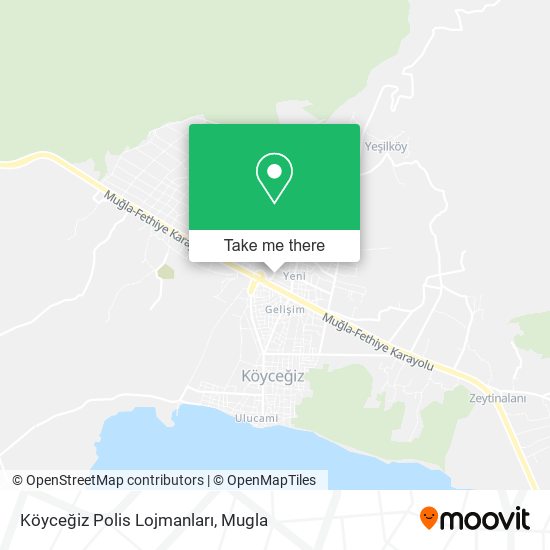 Köyceğiz Polis Lojmanları map