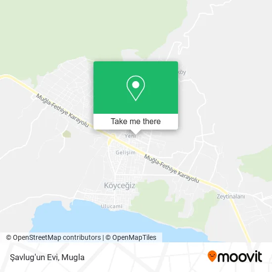 Şavlug'un Evi map
