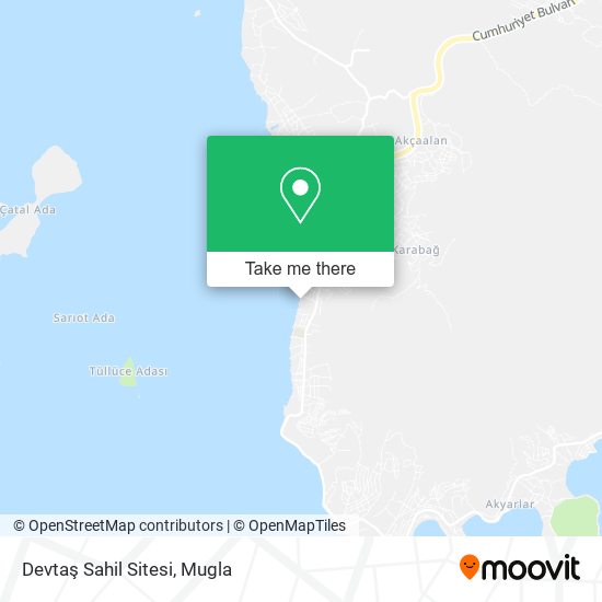 Devtaş Sahil Sitesi map