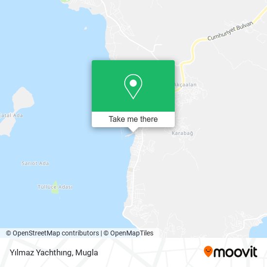 Yılmaz Yachthıng map