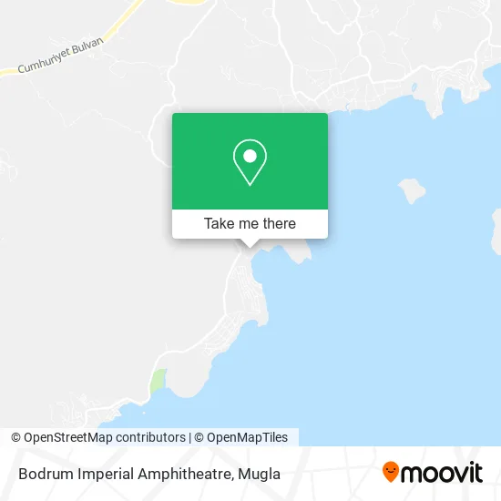 Bodrum Imperial Amphitheatre map