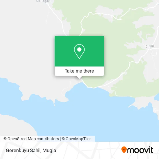 Gerenkuyu Sahil map
