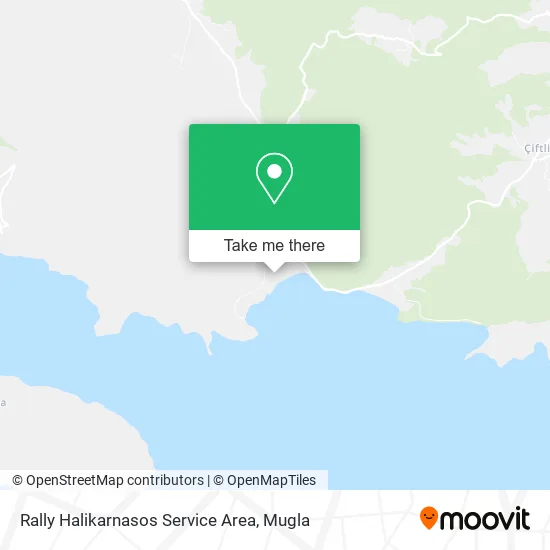 Rally Halikarnasos Service Area map