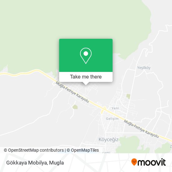 Gökkaya Mobilya map