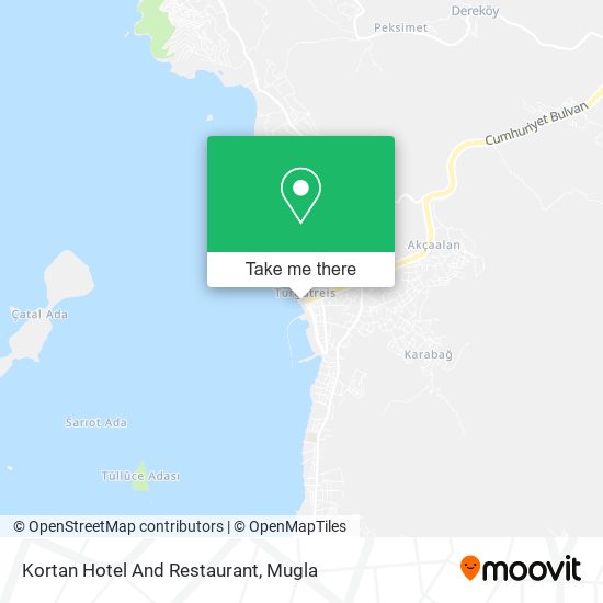 Kortan Hotel And Restaurant map