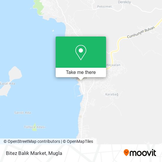 Bitez Balık Market map