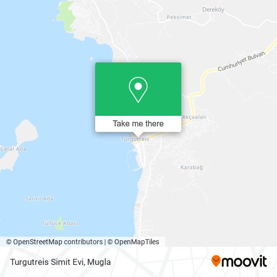 Turgutreis Simit Evi map