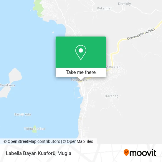 Labella Bayan Kuaförü map