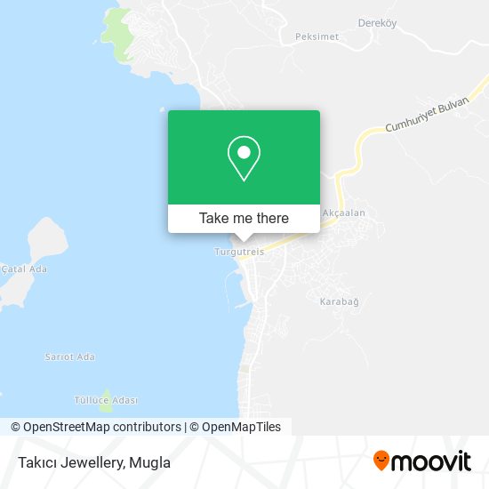 Takıcı Jewellery map