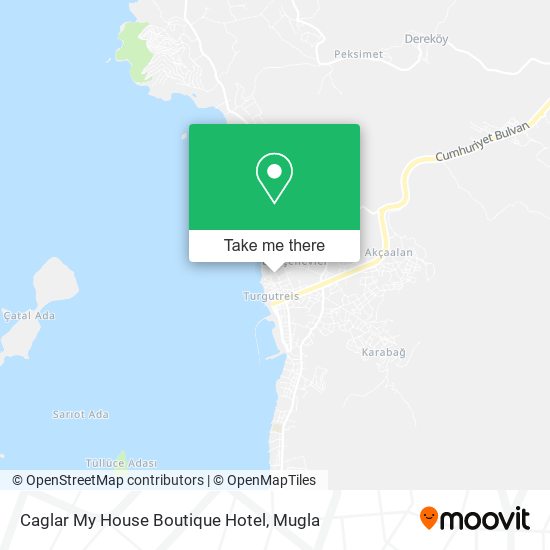 Caglar My House Boutique Hotel map