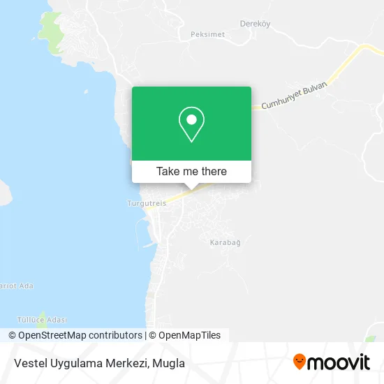 Vestel Uygulama Merkezi map