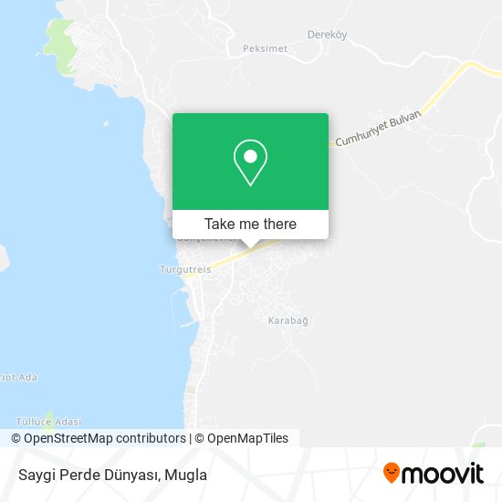 Saygi Perde Dünyası map