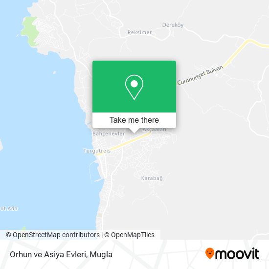 Orhun ve Asiya Evleri map