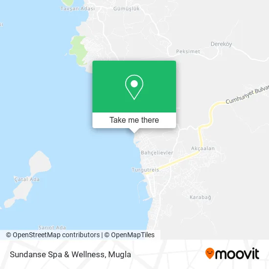 Sundanse Spa & Wellness map