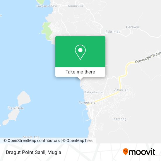 Dragut Point Sahil map