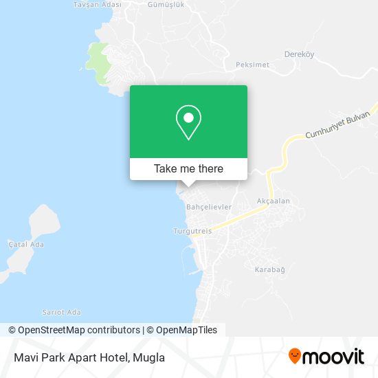 Mavi Park Apart Hotel map