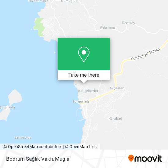 Bodrum Sağlık Vakfi map